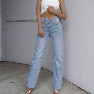 Princess Polly “Holly” Asymmetric Straight Leg Jean